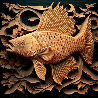 3D model st Notobranch furzer fish (STL)